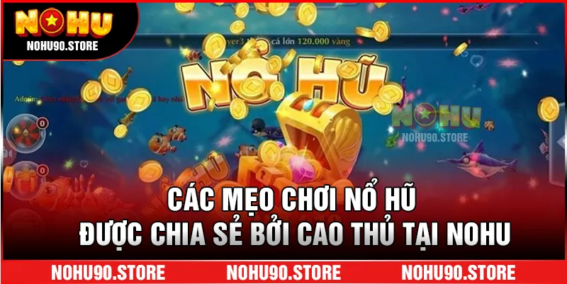 Các mẹo chơi Nổ hũ được chia sẻ bởi cao thủ tại NOHU.
